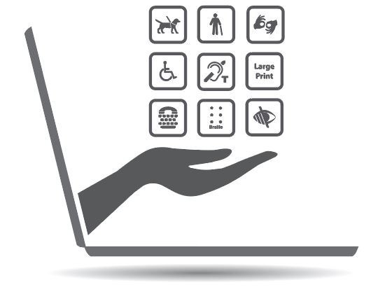 accessibility-symbols-with-customer-service-hand-below