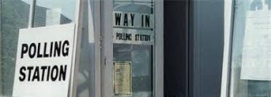 A polling station 