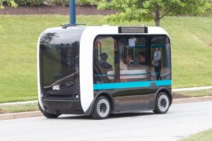Ollie the self-driving shuttle bus