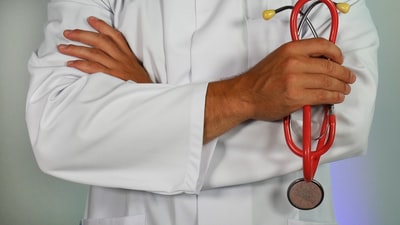 Doctor with stethoscope representing healthcare