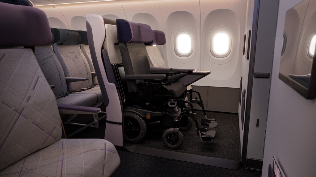 Delta unveils first wheelchair-friendly seat